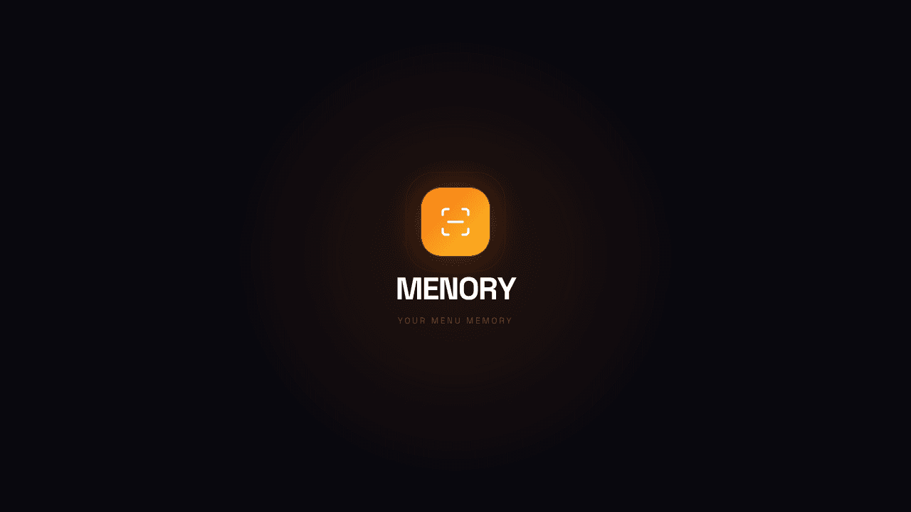 Menory - Your menu memory website screenshot