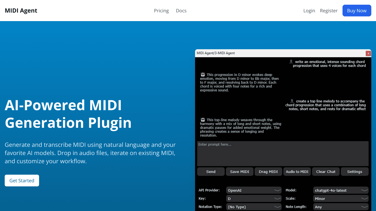 MIDI Agent