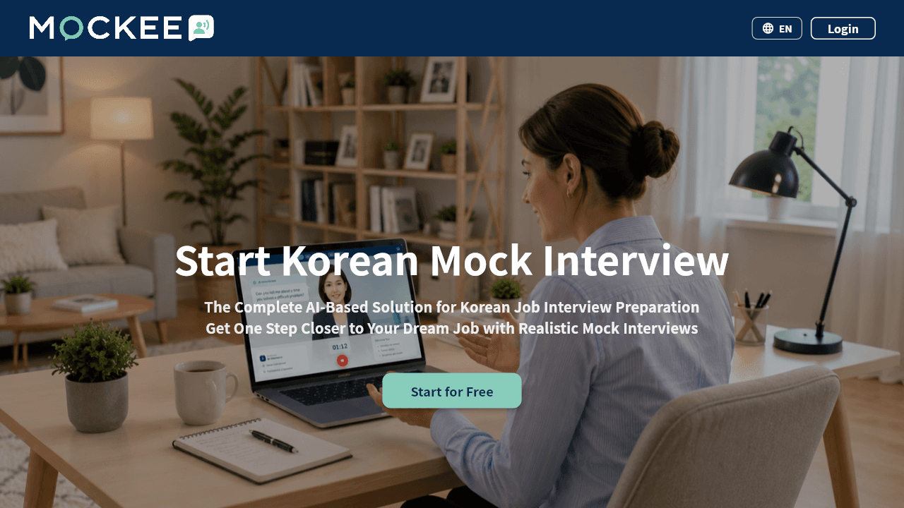 Mockee website screenshot