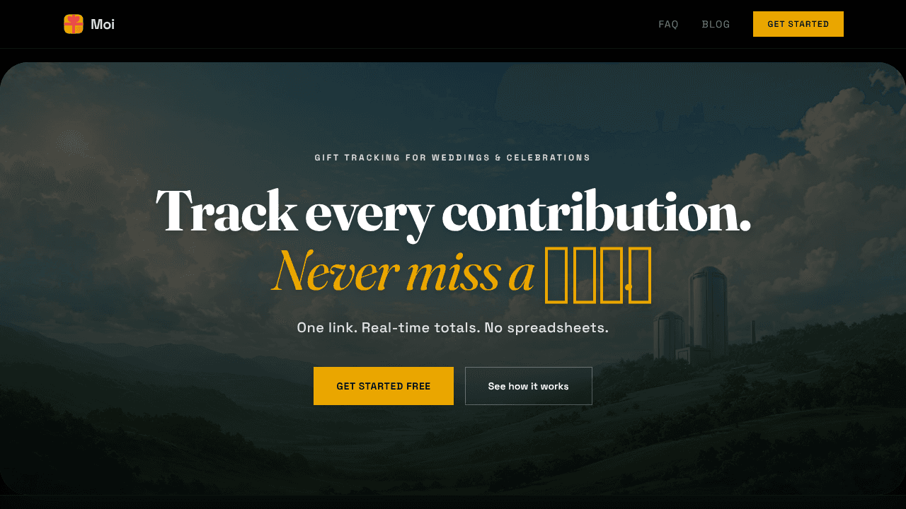 Moi website screenshot