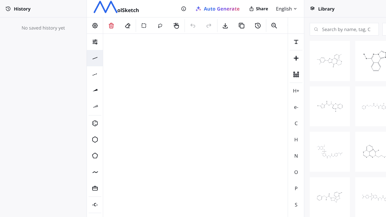 MolSketch website screenshot