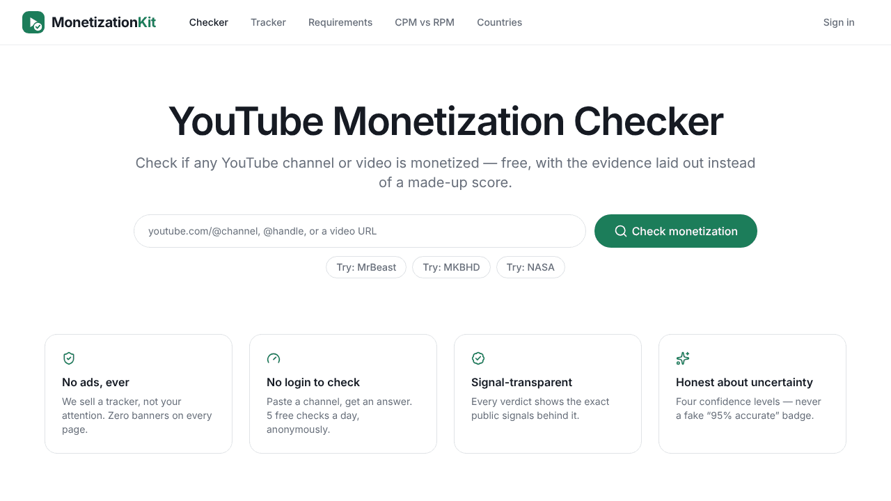 MonetizationKit website screenshot