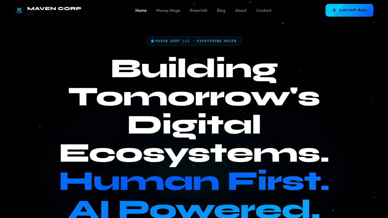 Money Mage Pro website screenshot