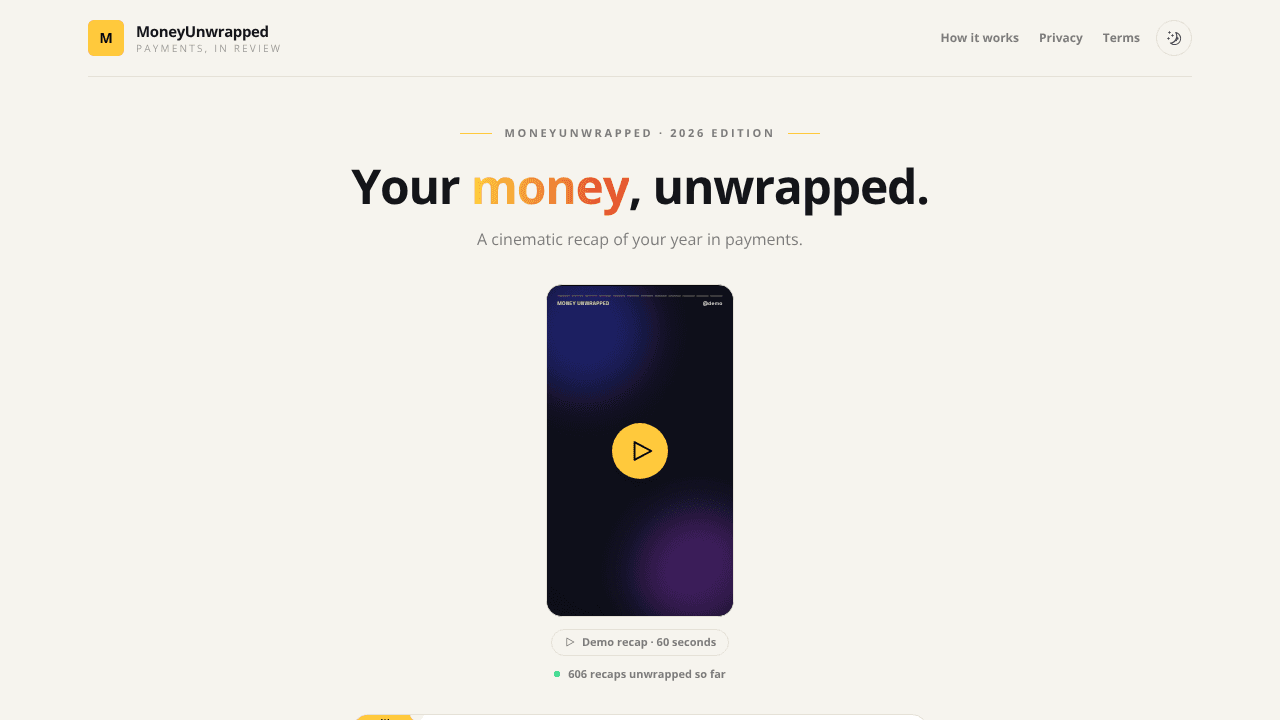 MoneyUnwrapped website screenshot