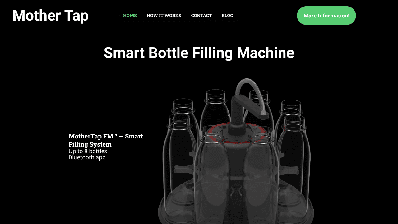 Mother Tap website screenshot