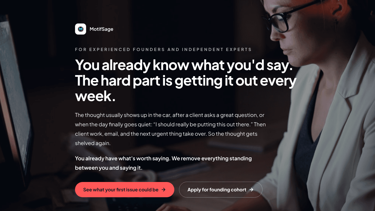 MotifSage website screenshot