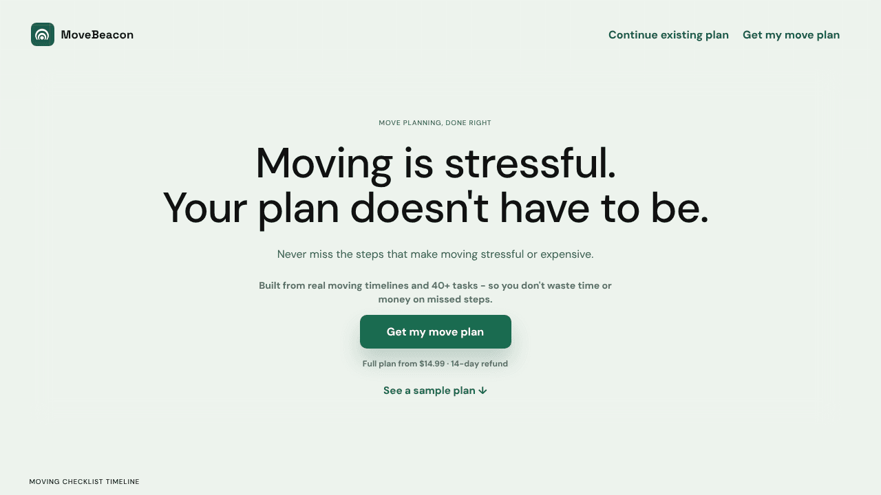 MoveBeacon website screenshot