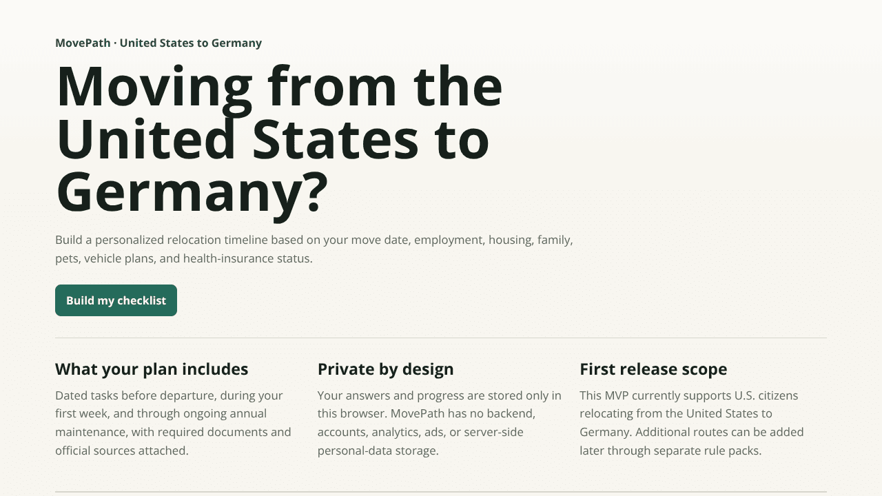 MovePath website screenshot