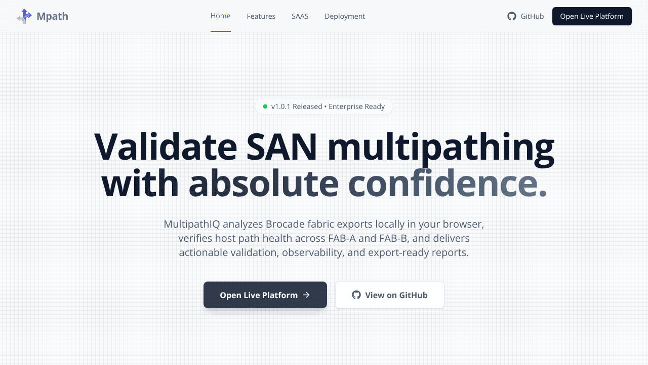 Mpath website screenshot