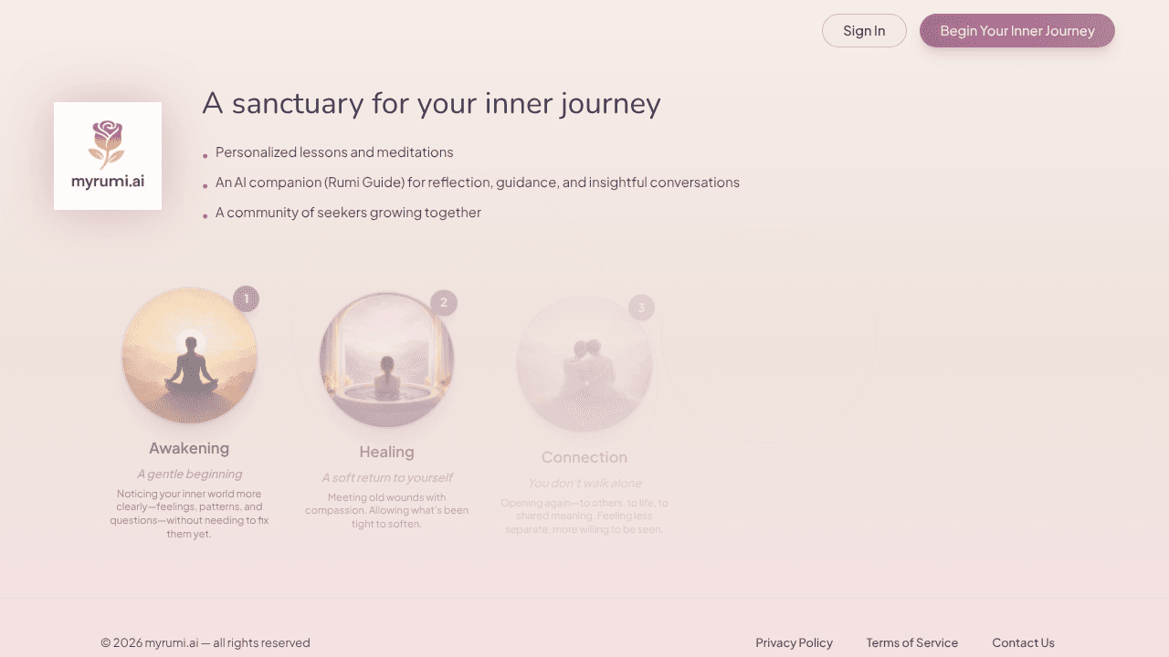 myrumi.ai website screenshot