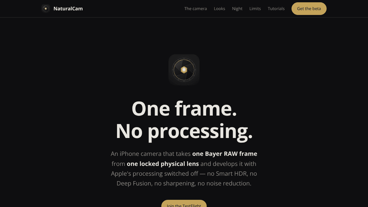 NaturalCam website screenshot
