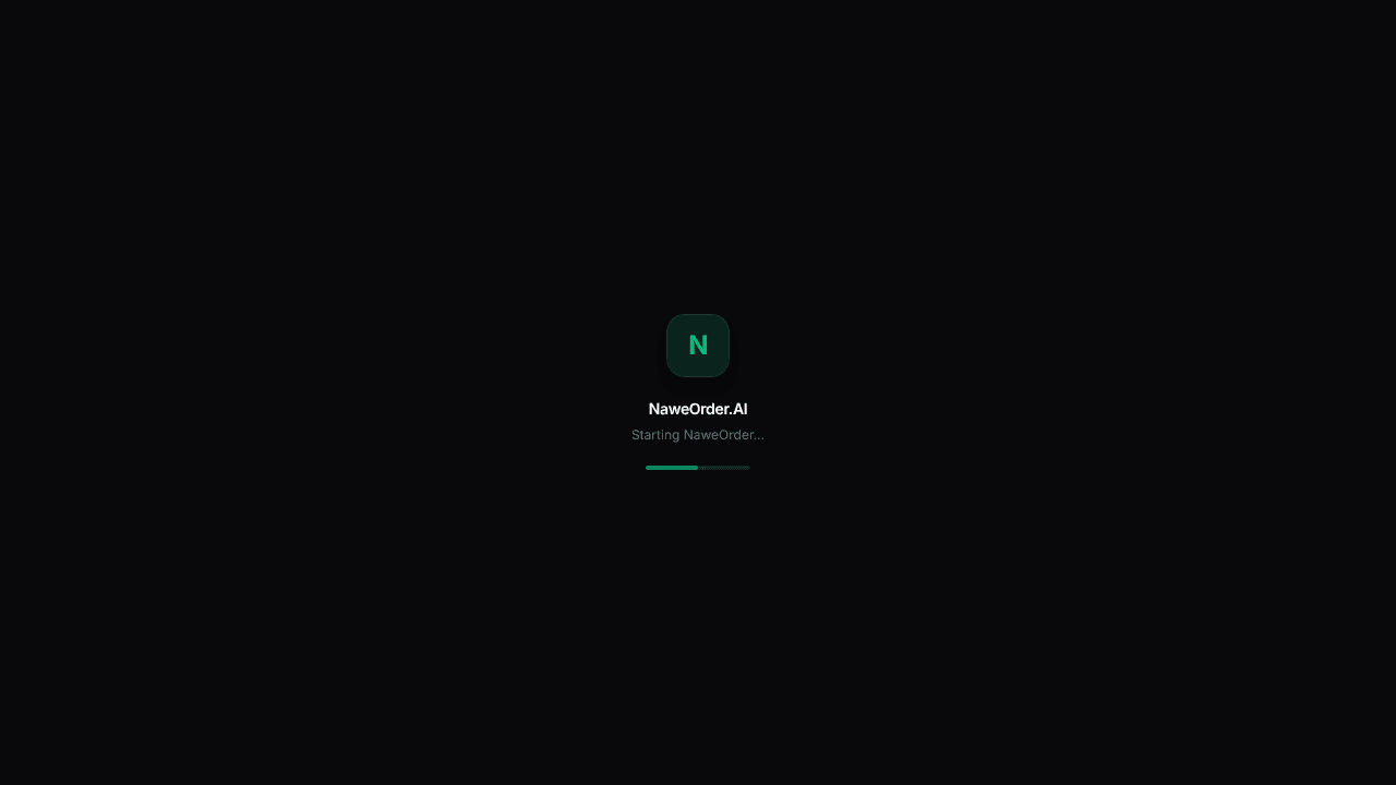 NaweOrder website screenshot