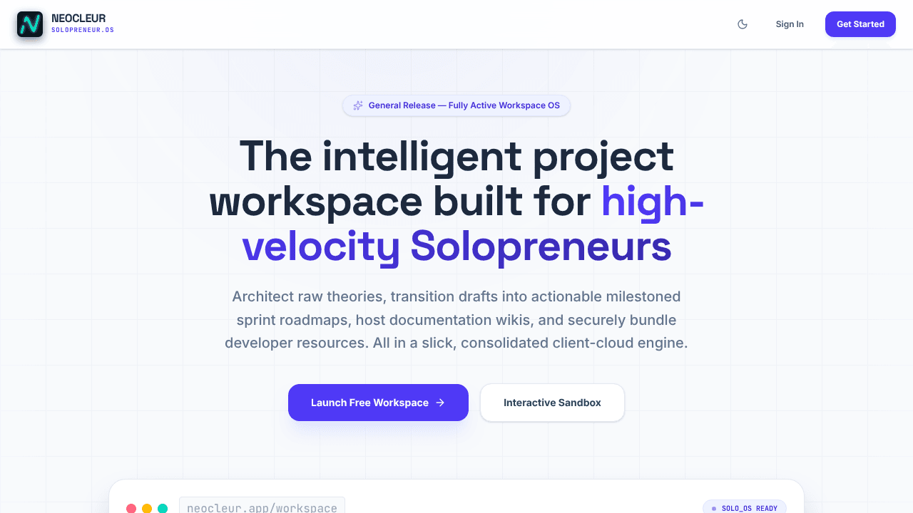 Neocleur website screenshot