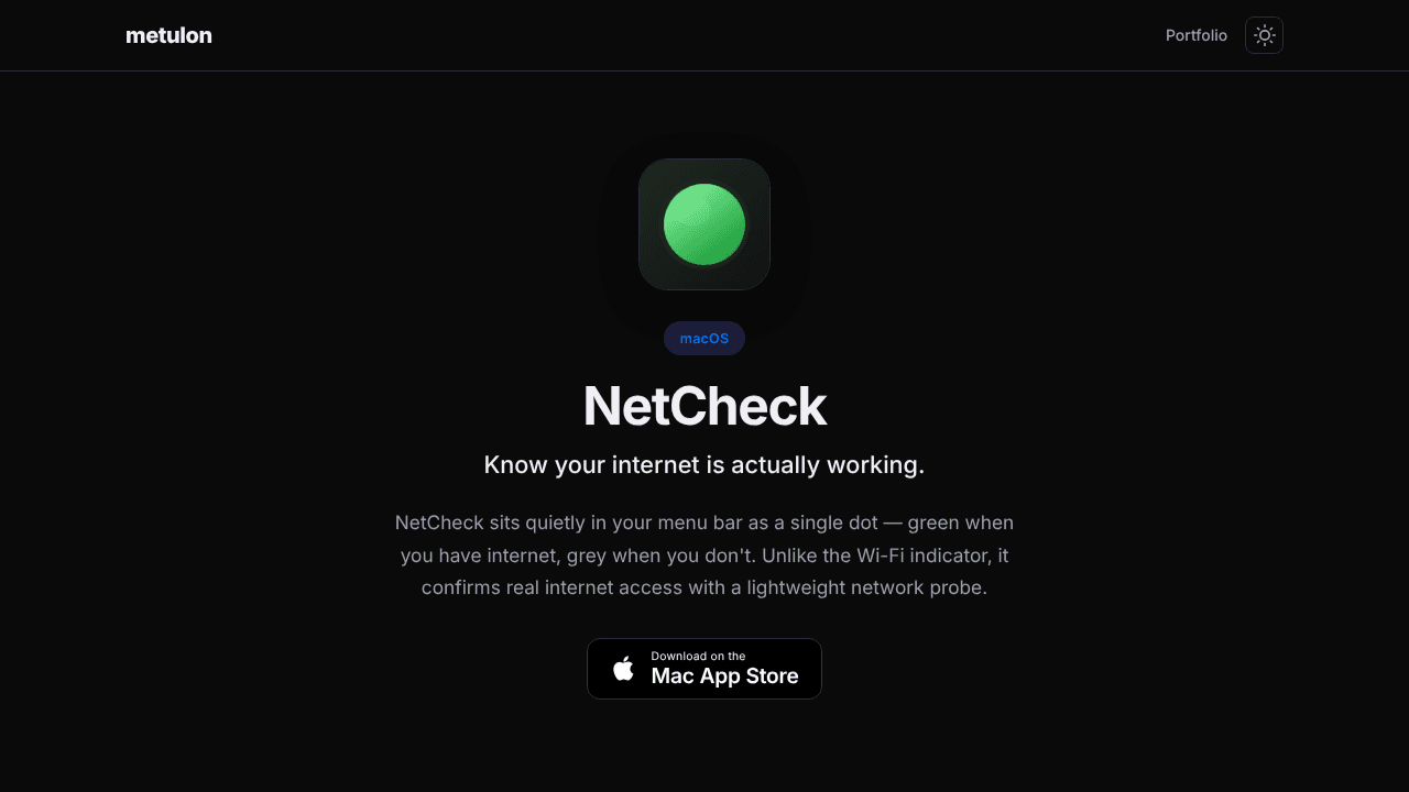 NetCheck website screenshot
