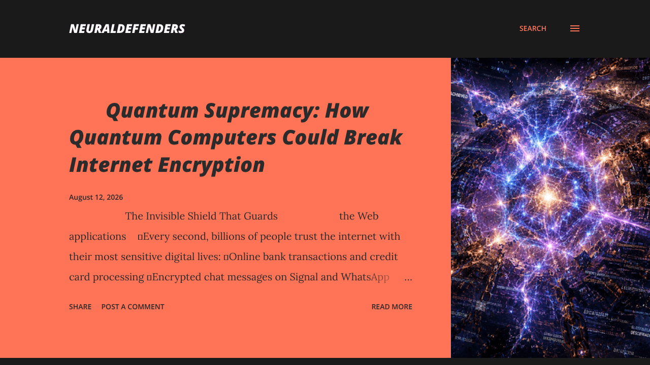 NeuralDefenders website screenshot