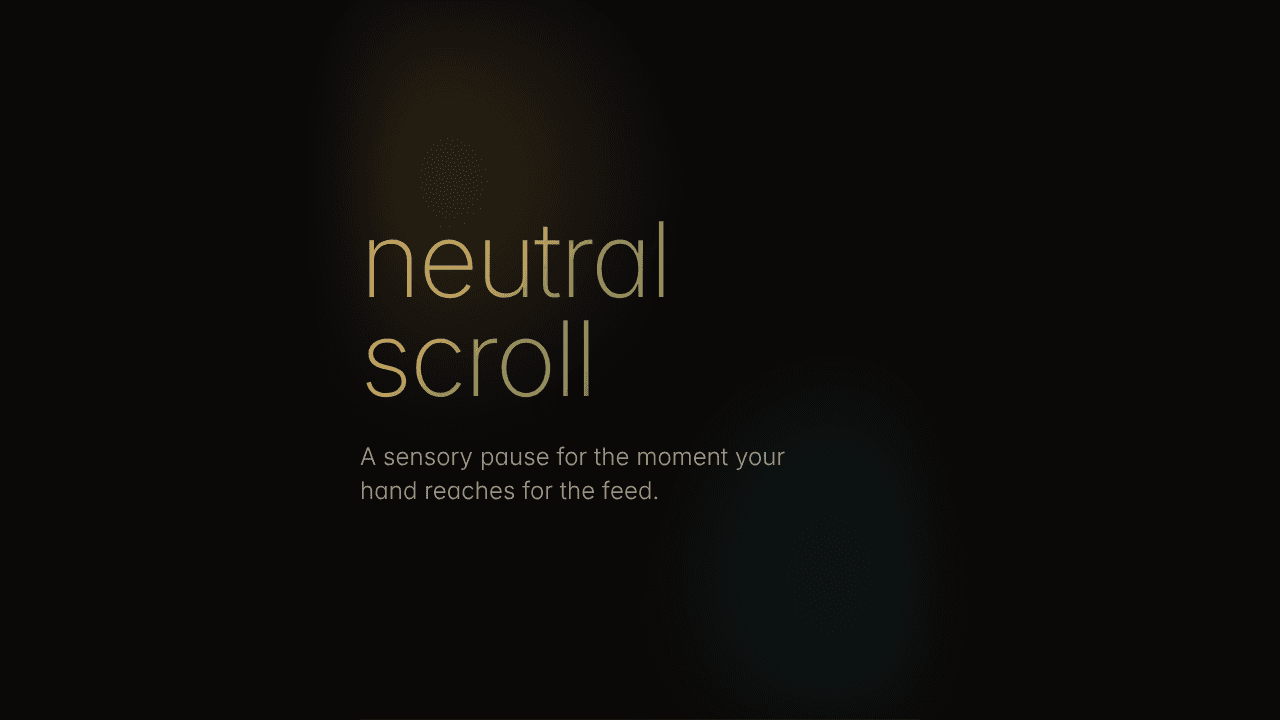 Neutral Scroll website screenshot