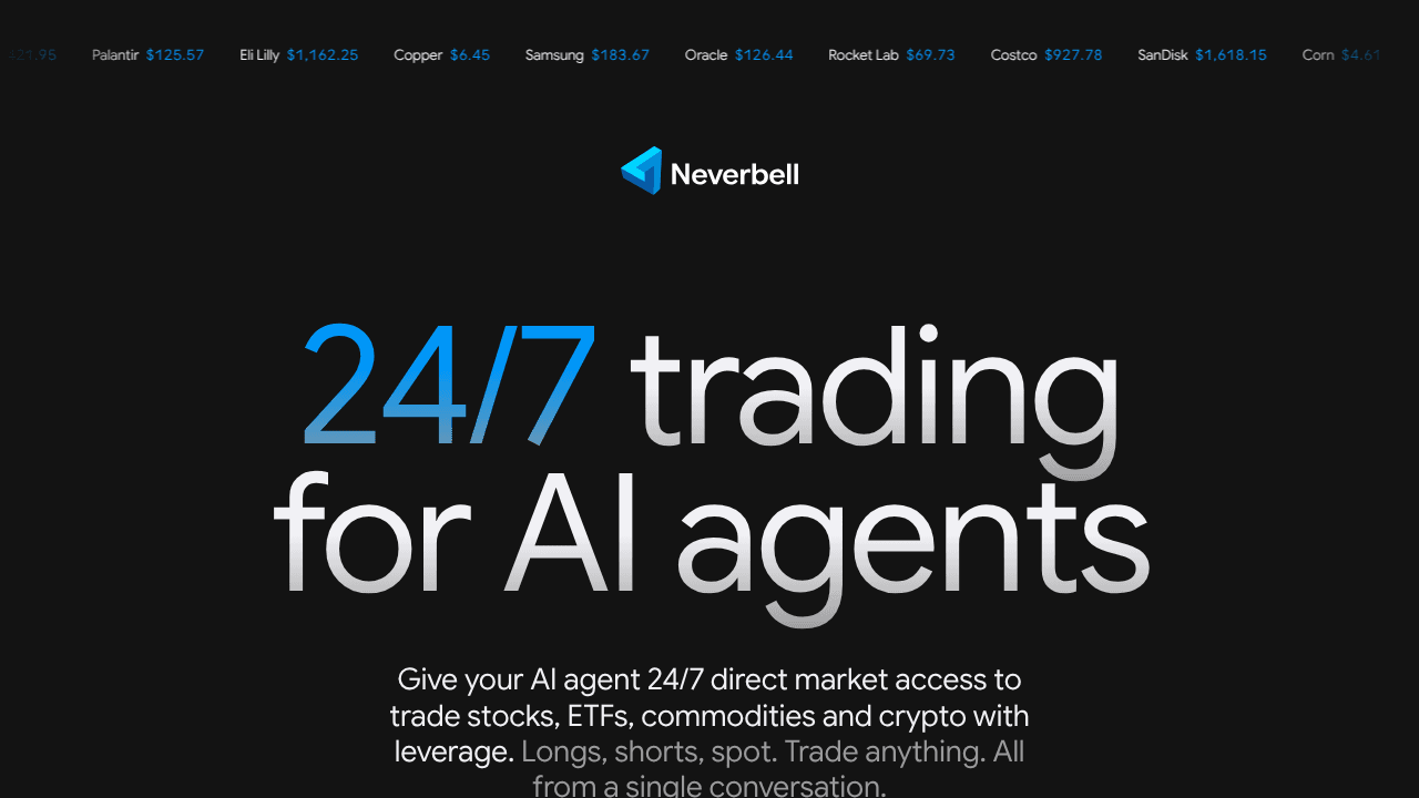 Neverbell website screenshot
