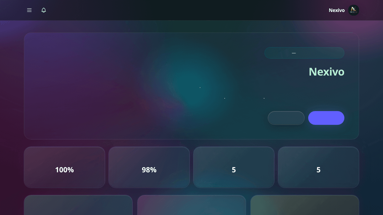 Nexivo website screenshot