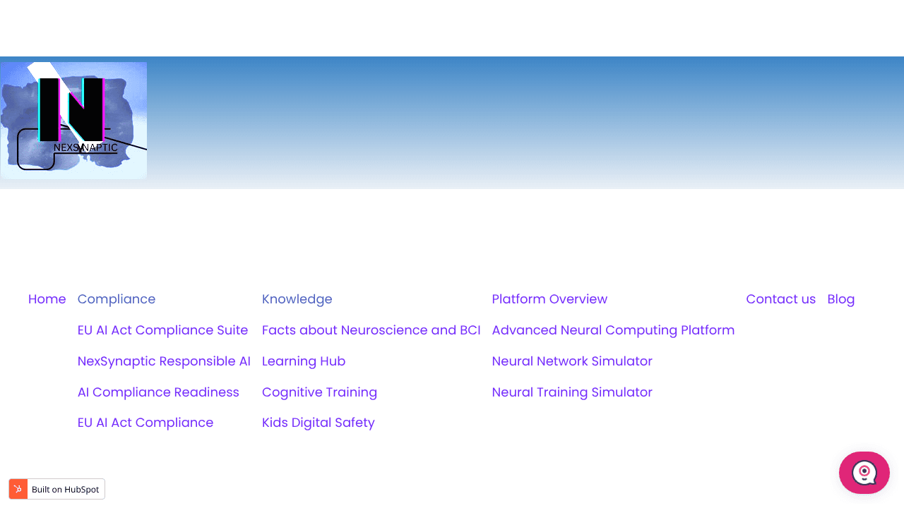 NexSynaptic website screenshot
