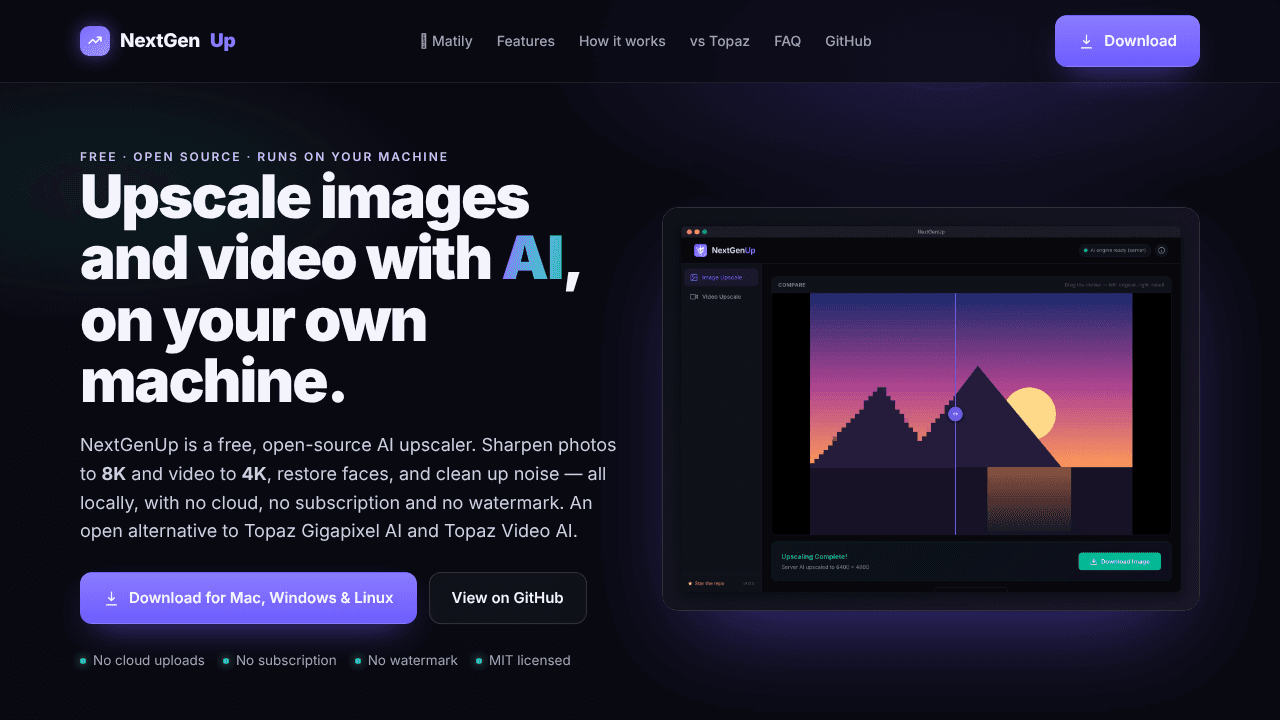 NextGenUp website screenshot