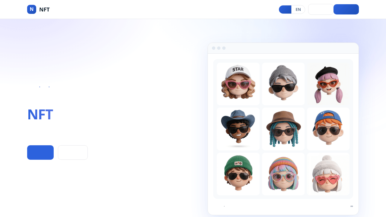 NFTswork-NFT Generator website screenshot