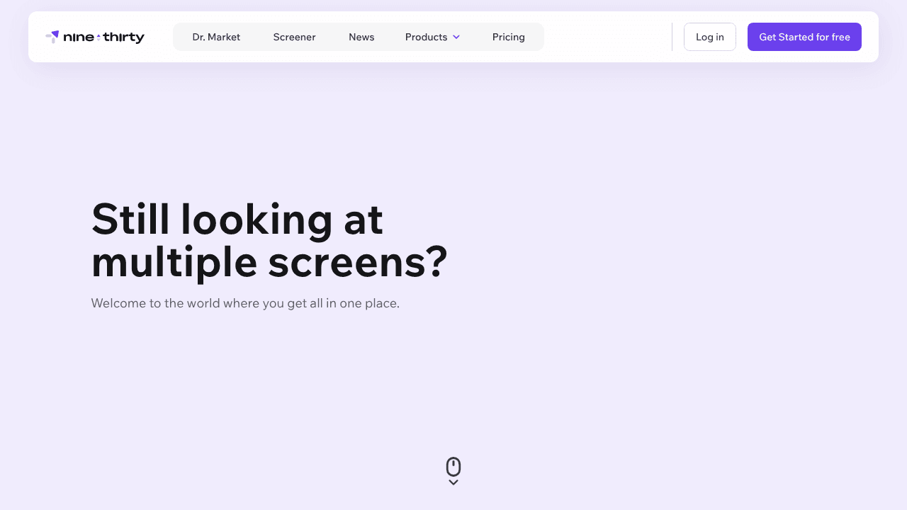 Ninethirty AI website screenshot
