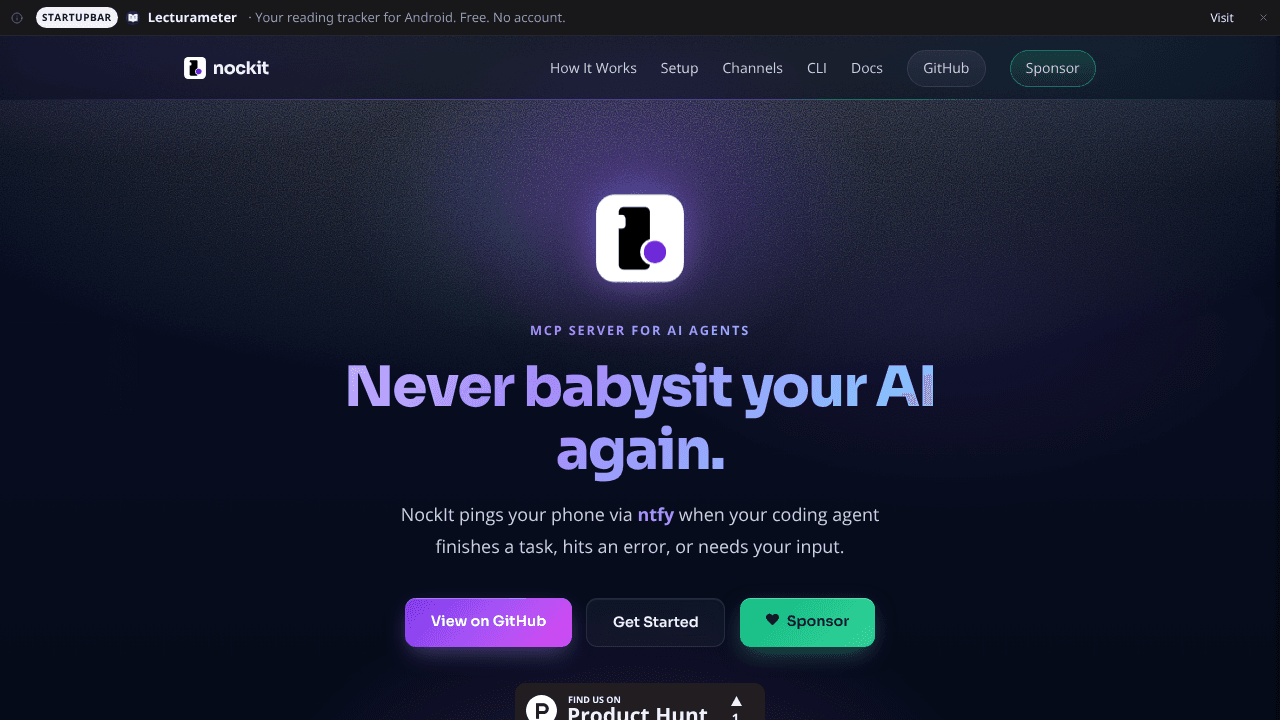 NockIt OSS website screenshot