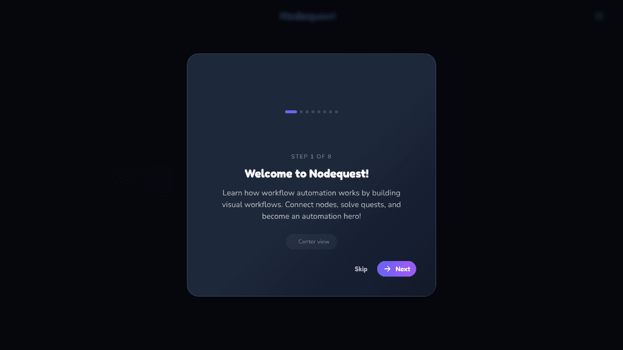 Nodequest website screenshot