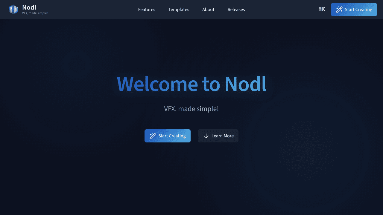 Nodl website screenshot