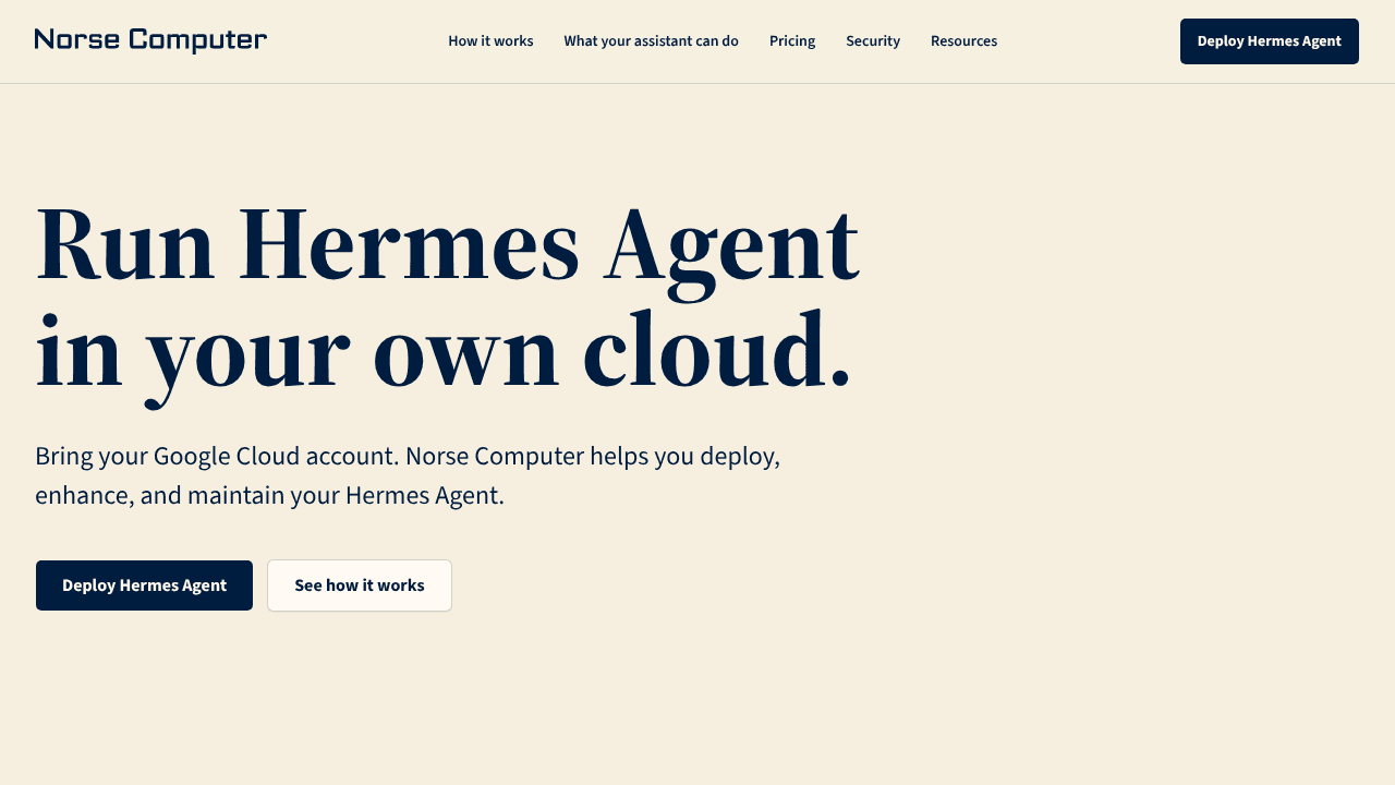 Norse Computer website screenshot