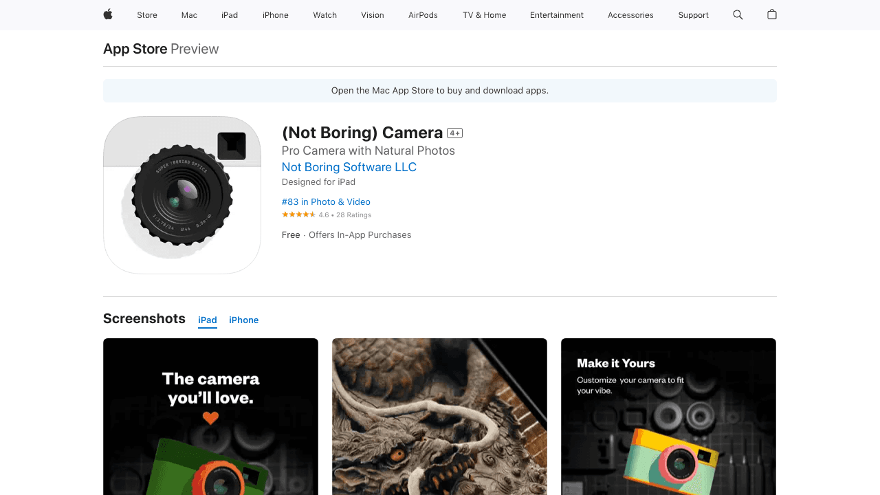(Not Boring) Camera
