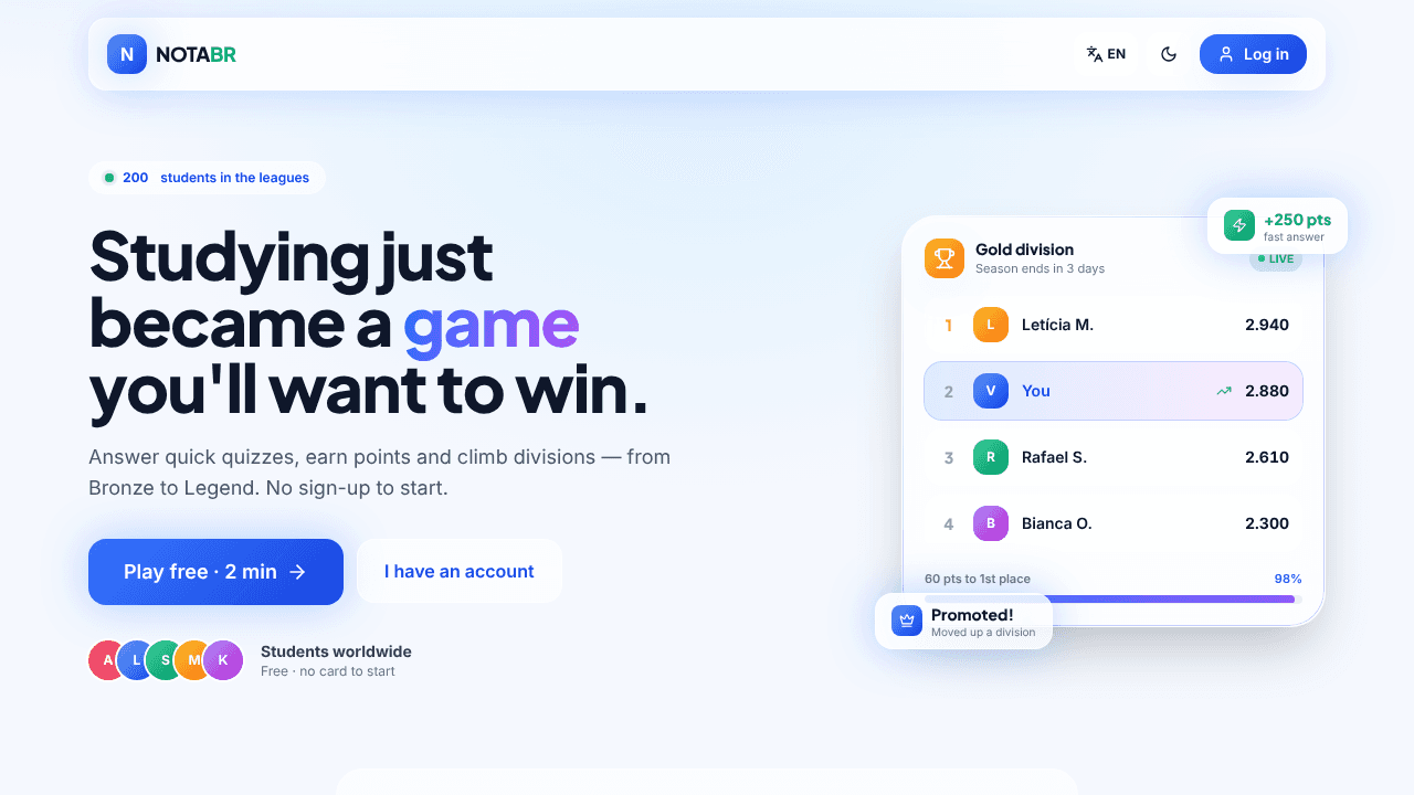 NOTABR website screenshot