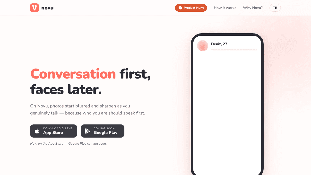 Novu website screenshot
