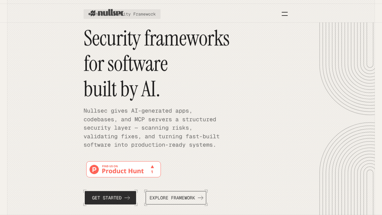 Nullsec website screenshot