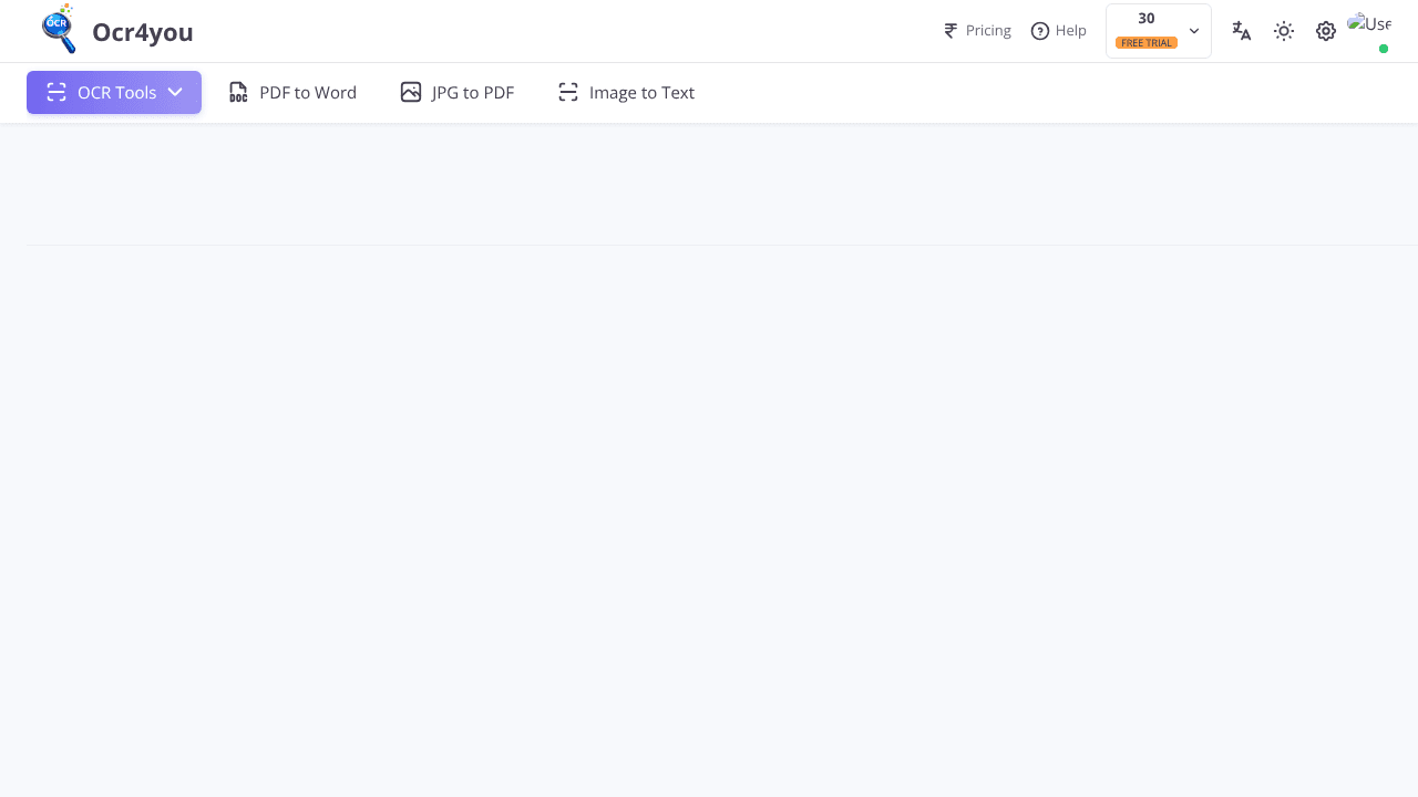 ocr4you website screenshot