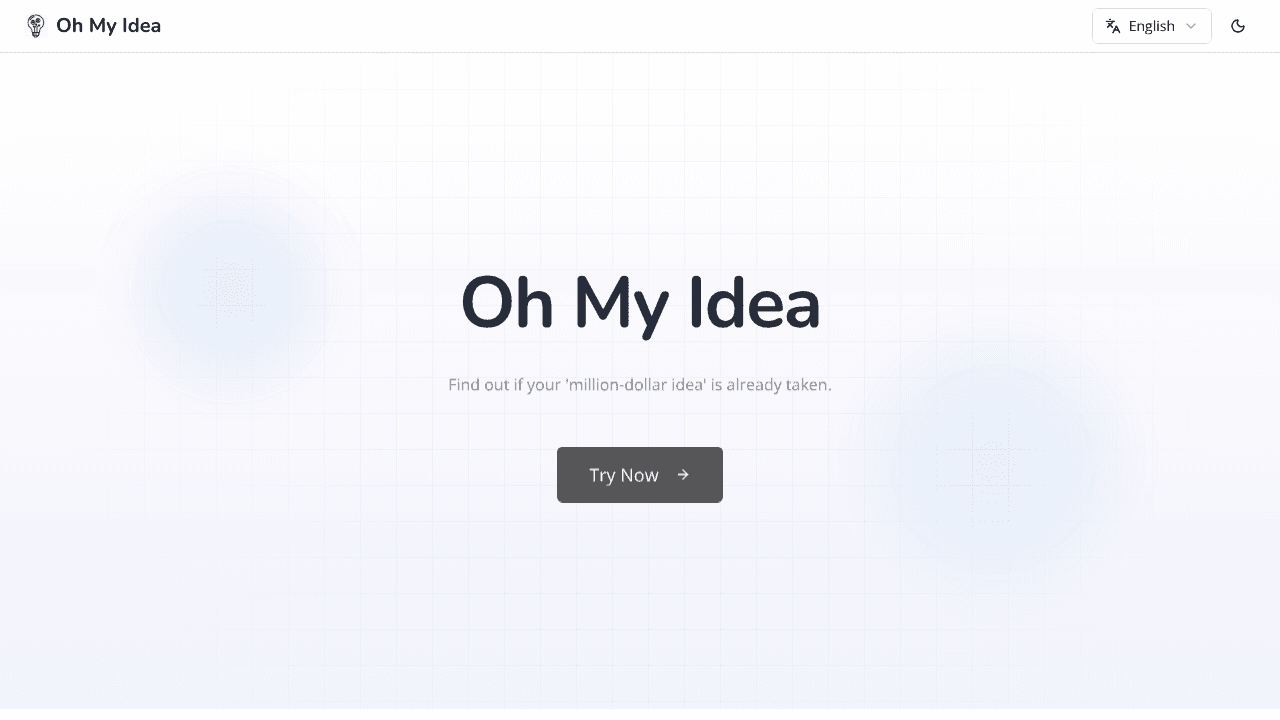 Oh My Idea website screenshot