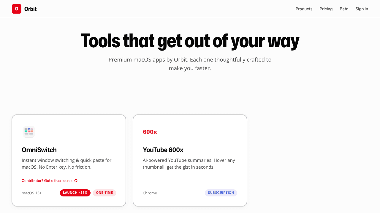 OmniSwitch website screenshot