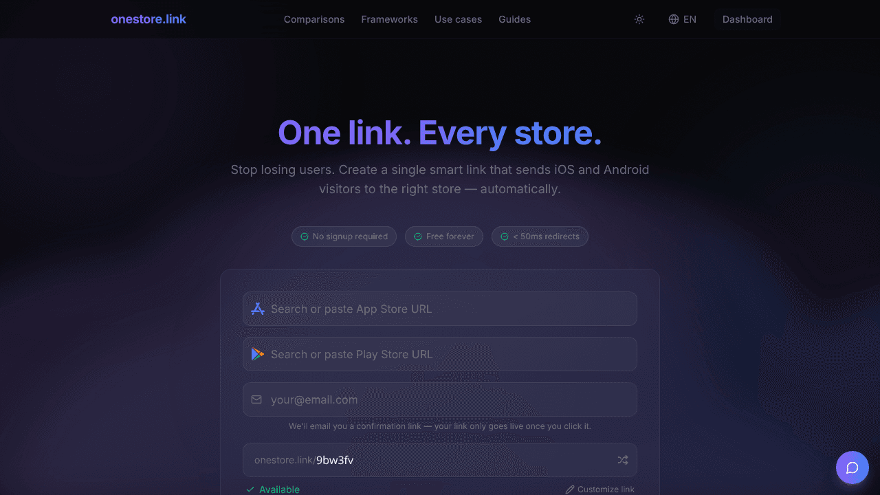 onestore.link website screenshot