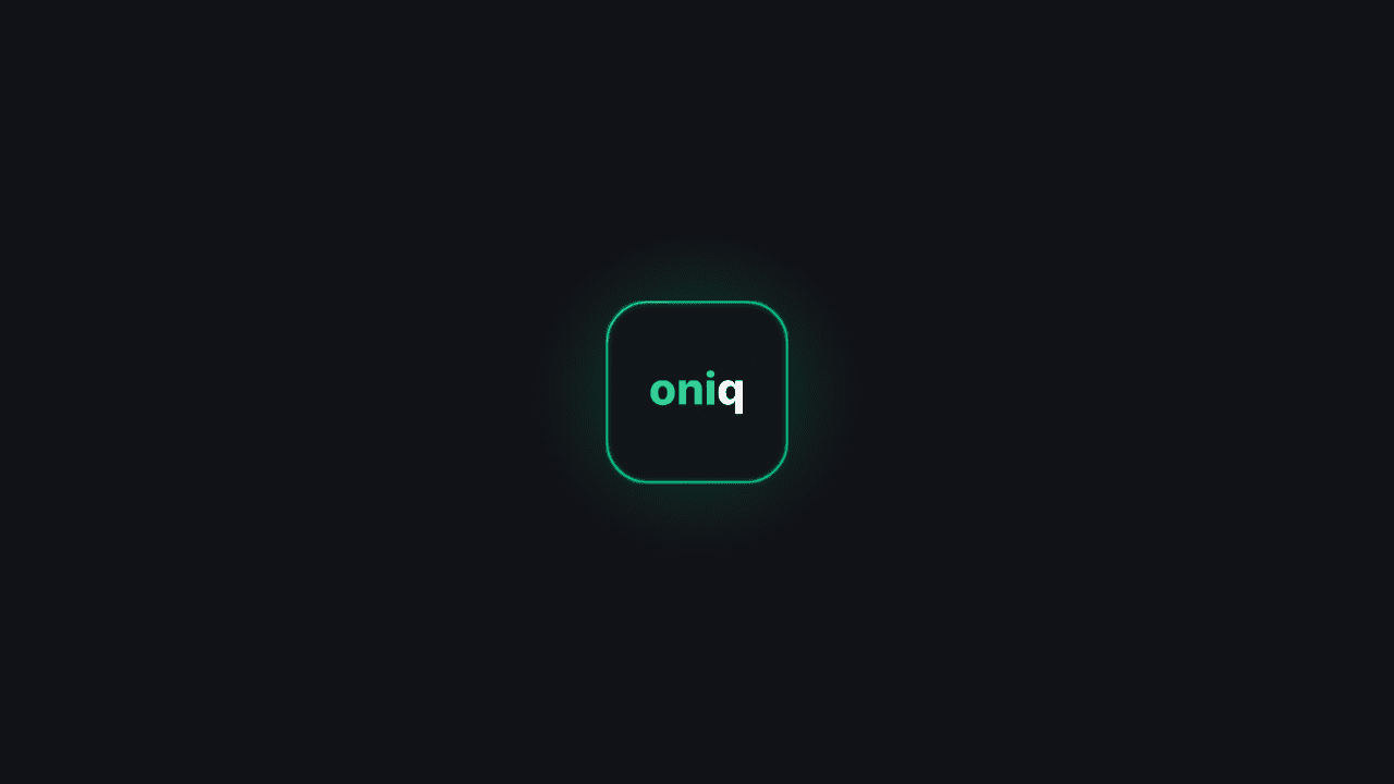 ONIQ: Crypto & USDT wallet website screenshot