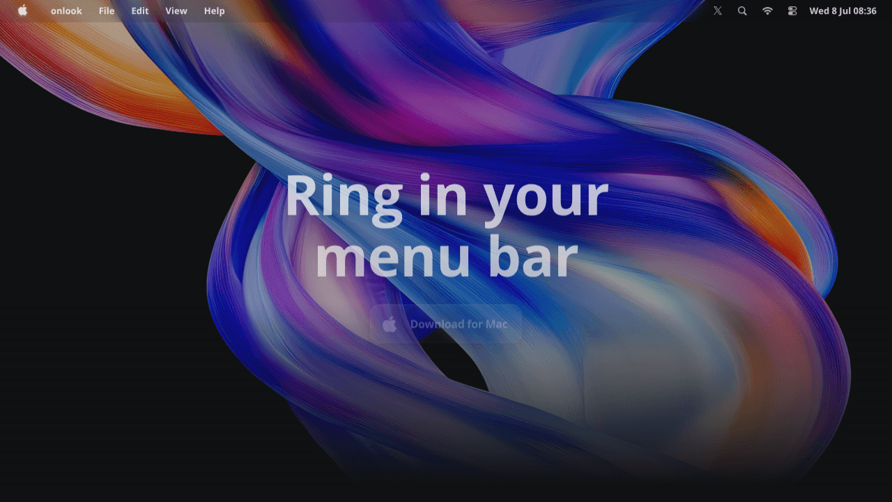 Onlook website screenshot