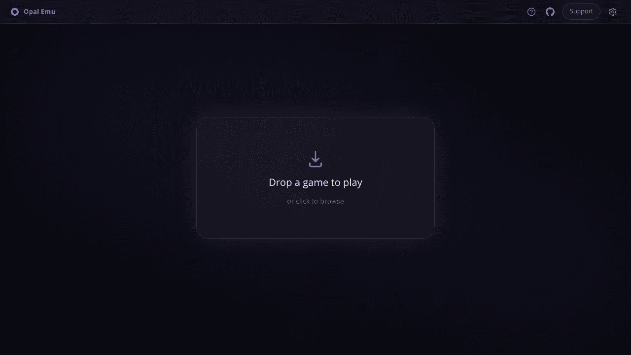 Opal Emu website screenshot