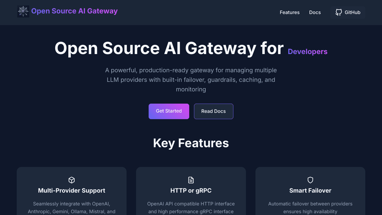 Open Source AI Gateway