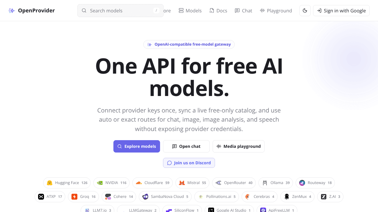 OpenProvider website screenshot