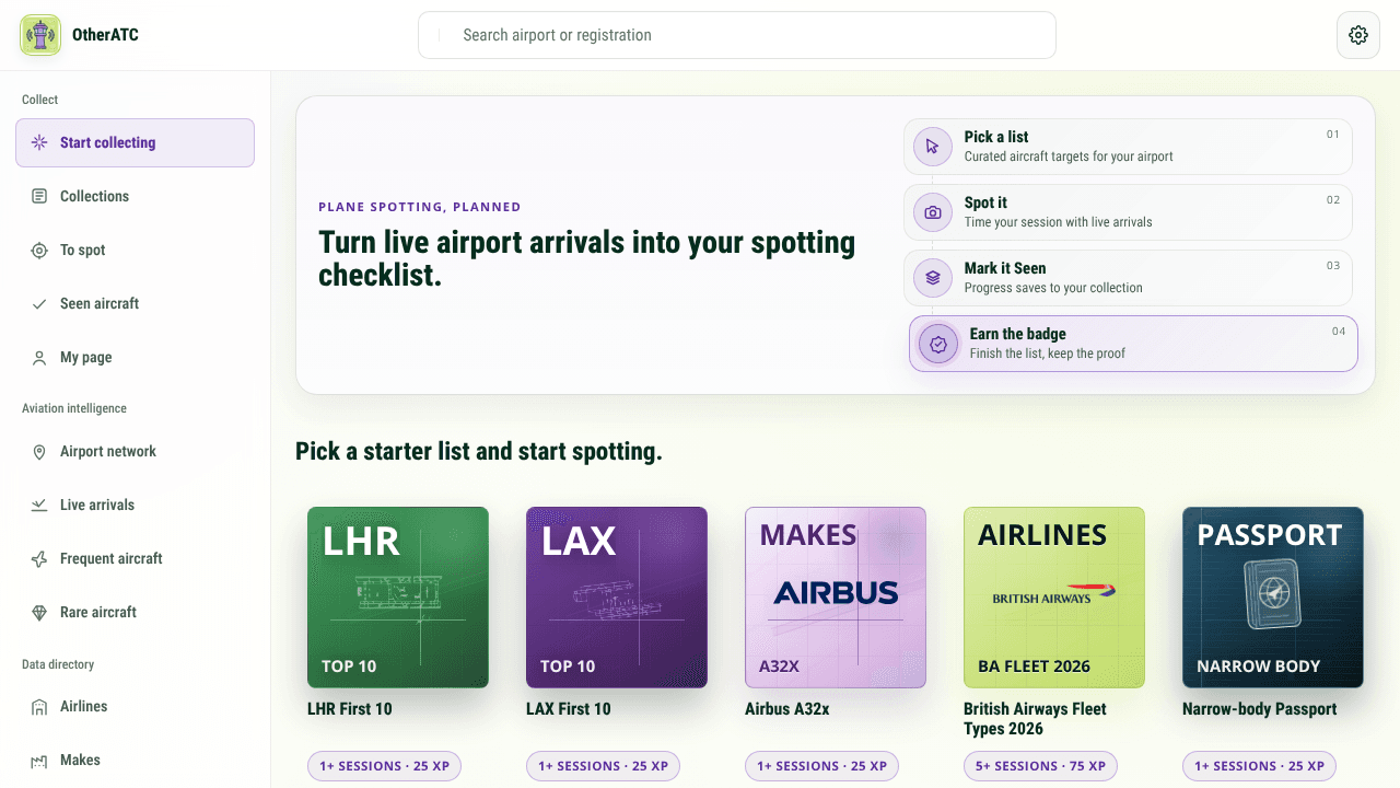 OtherATC website screenshot
