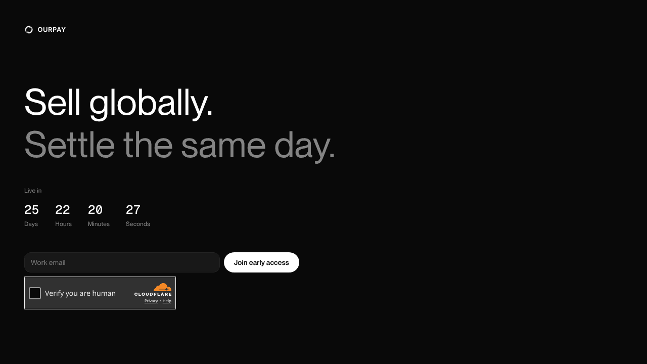 OURPAY website screenshot