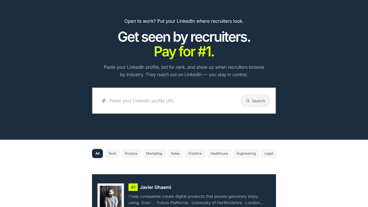 outbid.work website screenshot