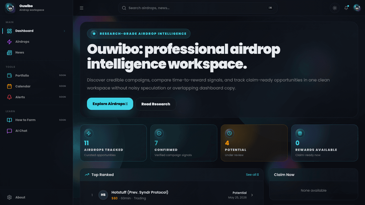 Ouwibo website screenshot