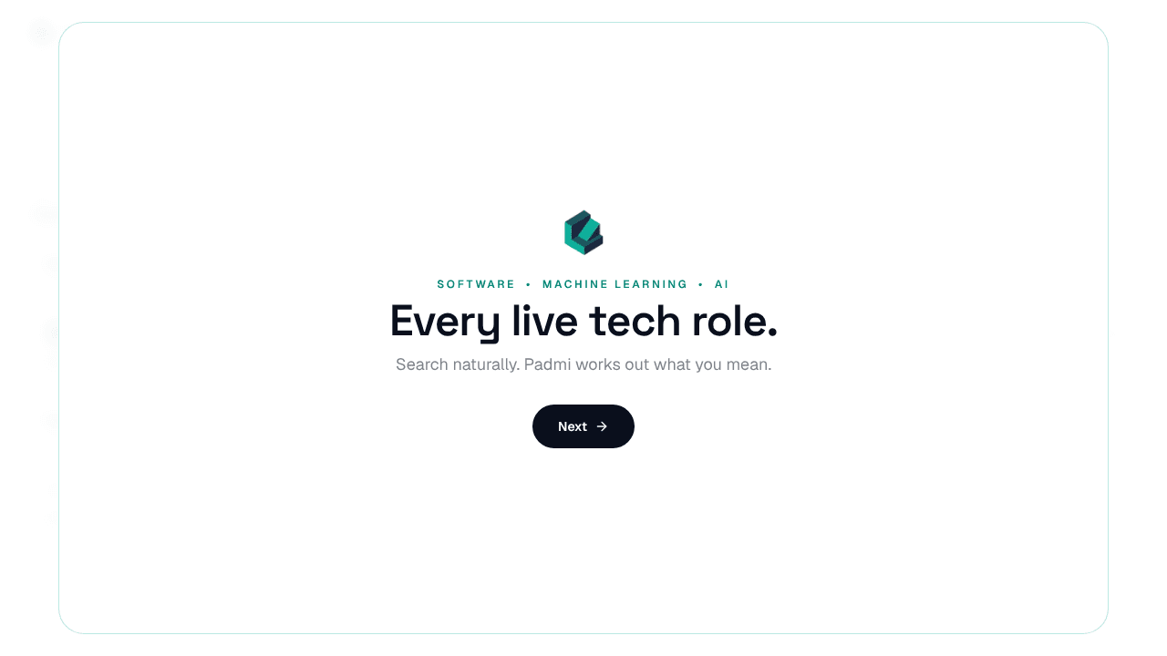 Padmi website screenshot