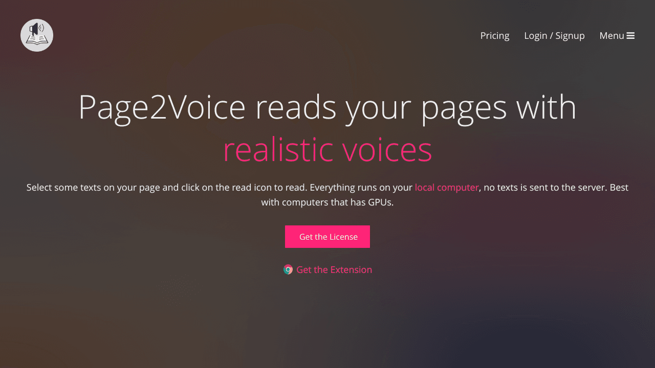 Page2Voice