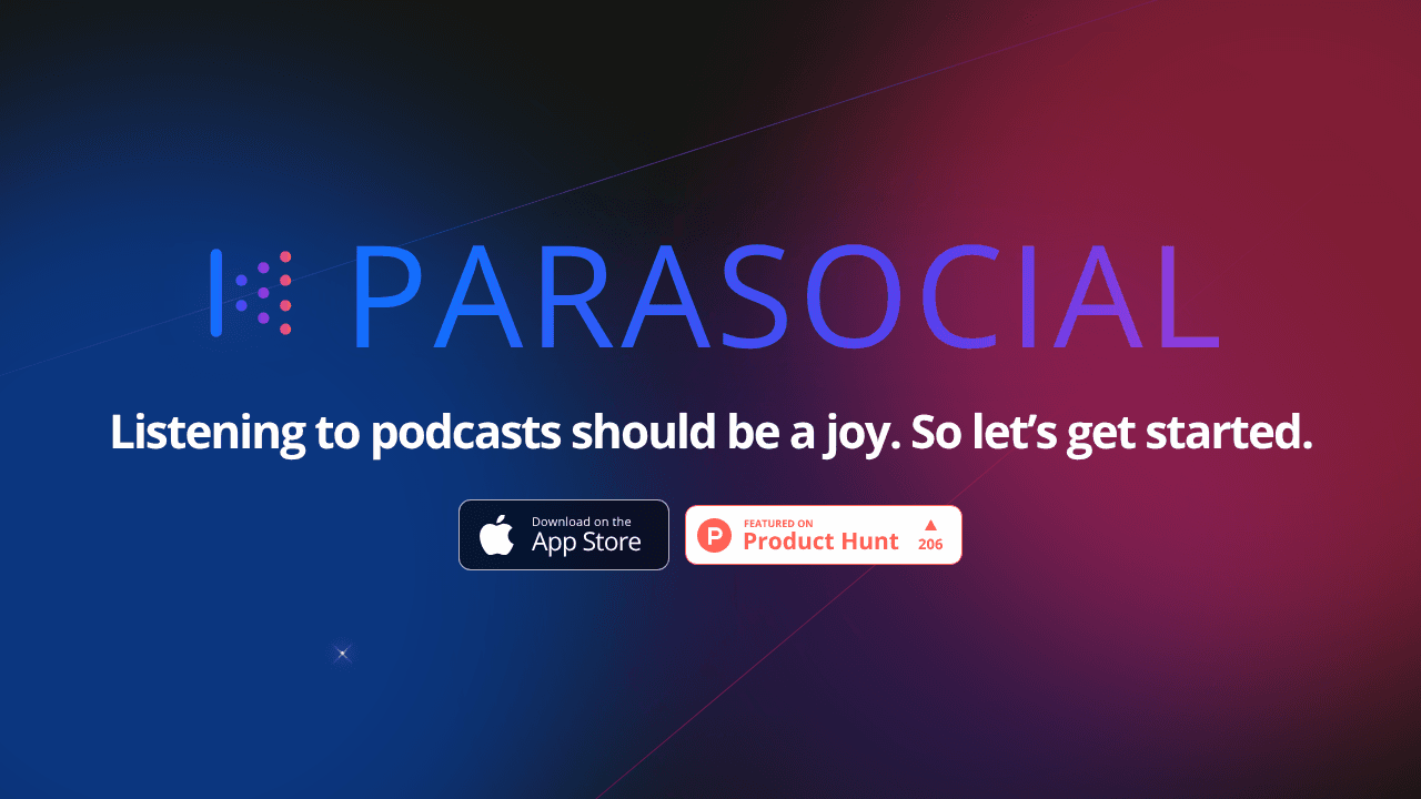 Parasocial website screenshot
